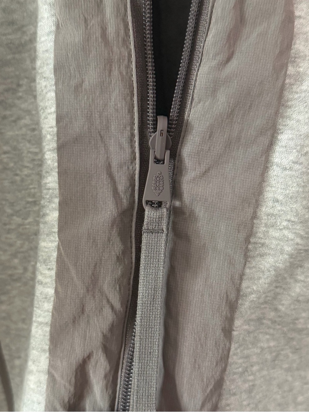 Free People Women’s Gray Zip-Front Jacket - Casual Layering - Picture 2 of 4